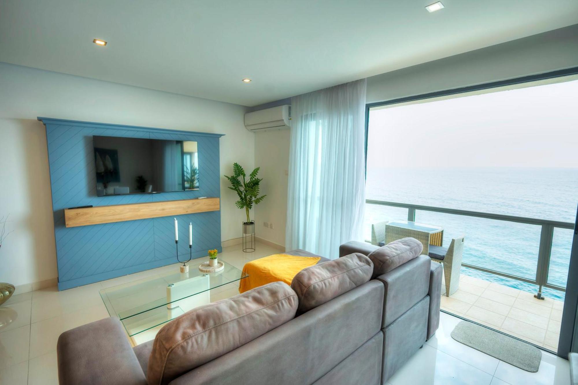 Modern, Large 3Bedroom, Spectacular Views Goslm-9 Sliema Exterior foto